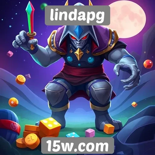 Visão geral dos jogos disponíveis no site lindapg