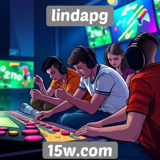 Jovens jogadores encontram entretenimento diversificado em lindapg
